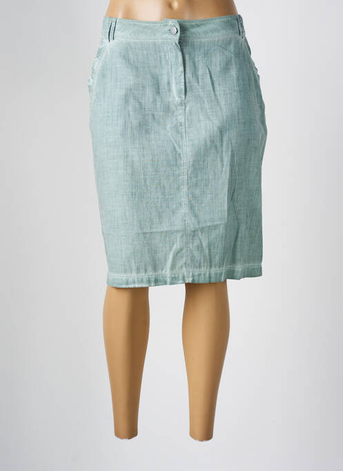 Jupe mi-longue vert MERI & ESCA pour femme