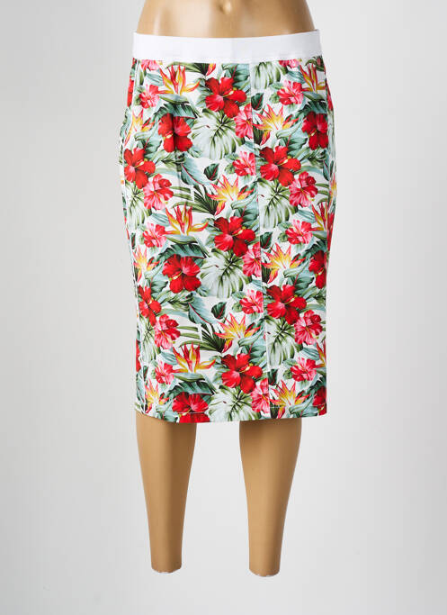 Jupe mi-longue vert TONI pour femme