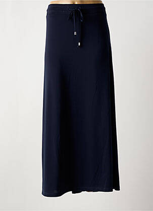 Jupe longue coupe droite bleu LUISA VIOLA femme