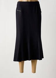 Jupe longue fermeture zippée au dos noir FRANK WALDER femme