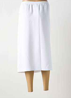 Jupe mi-longue coupe droite blanc SOMMERMANN femme