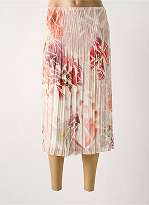 Jupe mi-longue coupe droite rose SOMMERMANN femme