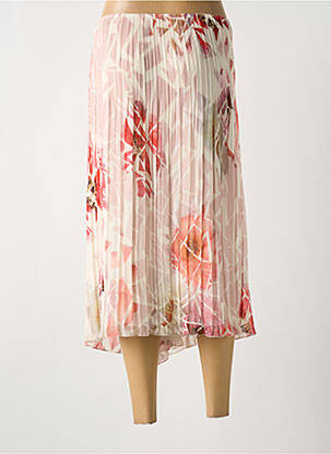 Jupe mi-longue coupe droite rose SOMMERMANN femme