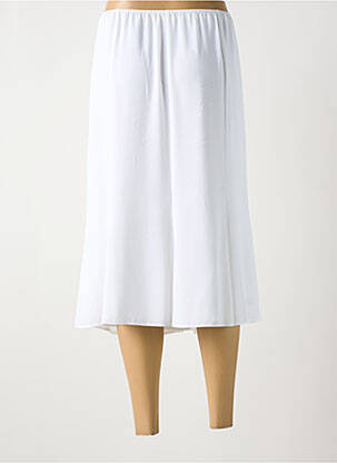 Jupe mi-longue coupe droite blanc SOMMERMANN femme