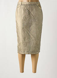 Jupe mi-longue taille normale or PURE BY LUCIA femme