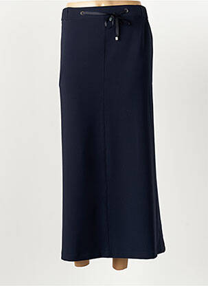 Jupe longue coupe droite bleu ELENA MIRO femme