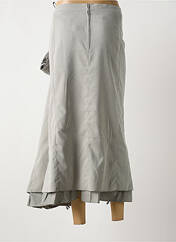 Jupe longue gris SEMPRE PIU BY CHALOU pour femme seconde vue