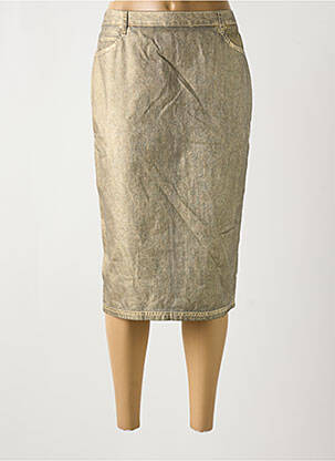 Jupe mi-longue or PURE BY LUCIA pour femme