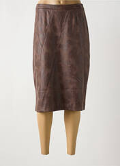 Jupe mi-longue marron JEAN DELFIN pour femme seconde vue