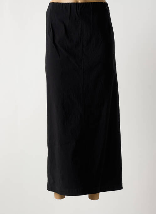 Jupe longue coupe droite noir KJBRAND femme