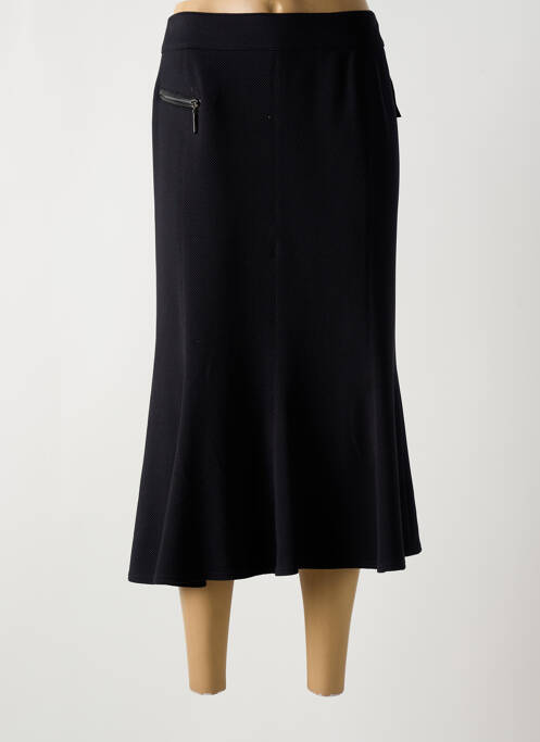 Jupe longue fermeture zippée au dos noir FRANK WALDER femme