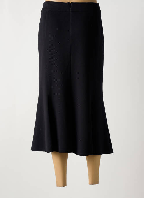 Jupe longue fermeture zippée au dos noir FRANK WALDER femme