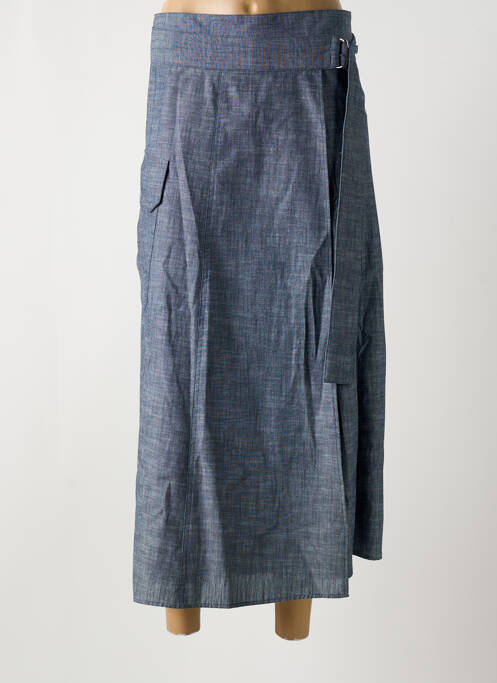 Jupe longue bleu ELENA MIRO pour femme