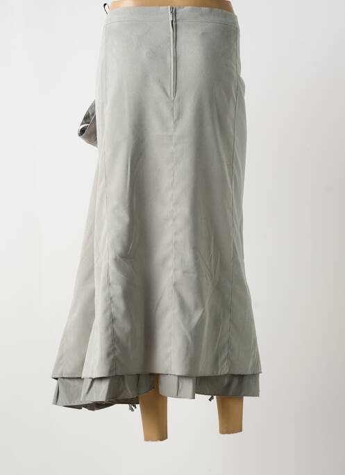 Jupe longue gris SEMPRE PIU BY CHALOU pour femme