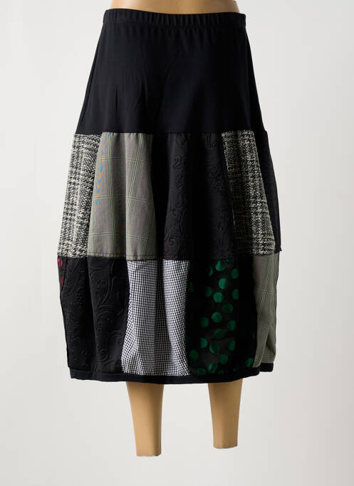 Jupe longue noir SOPHIA CURVY femme