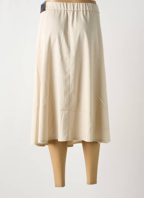 Jupe mi-longue beige TONI DRESS pour femme