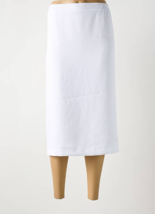 Jupe mi-longue blanc SOMMERMANN pour femme