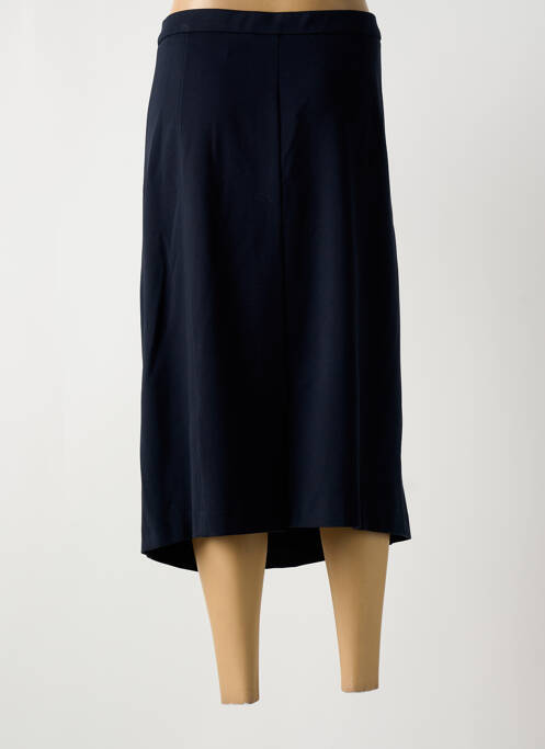Jupe mi-longue bleu ELENA MIRO pour femme