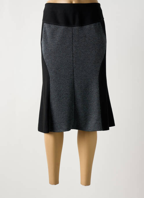 Jupe mi-longue noir FRANCE RIVOIRE pour femme