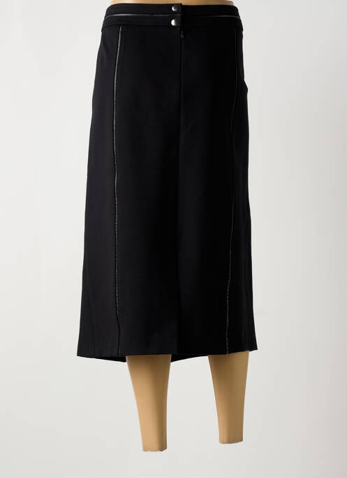Jupe mi-longue noir FRED SABATIER pour femme