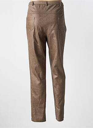 Pantalon slim stretch taille normale marron MERI & ESCA femme