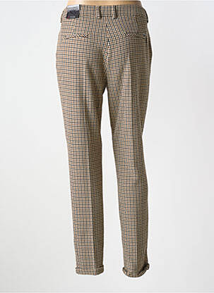 Pantalon slim stretch taille normale marron TONI femme