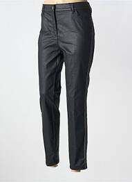 Pantalon slim tissage enduit taille normale noir TONI femme