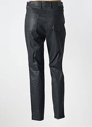 Pantalon slim tissage enduit taille normale noir TONI femme