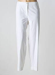 Pantalon droit stretch taille normale blanc KJBRAND femme
