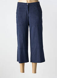 Pantacourt coupe droite taille normale bleu ANDAMIO femme