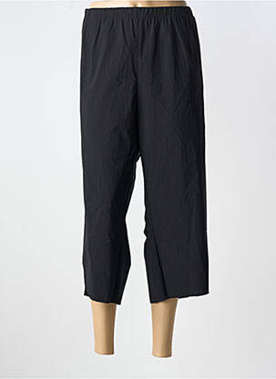 Pantacourt coupe droite taille normale noir CHALOU femme