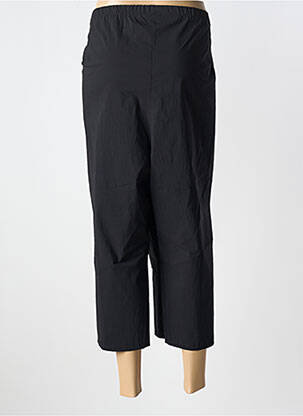 Pantacourt coupe droite taille normale noir CHALOU femme