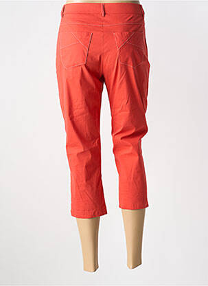 Pantacourt stretch taille normale orange FRANCE RIVOIRE femme