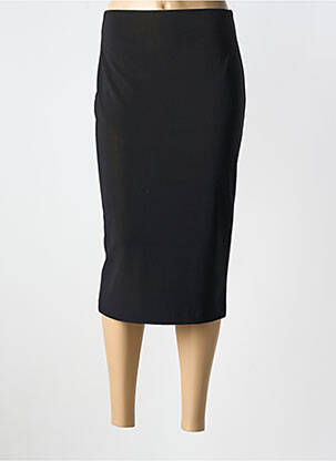 Jupe mi-longue stretch noir JOSEPH RIBKOFF femme