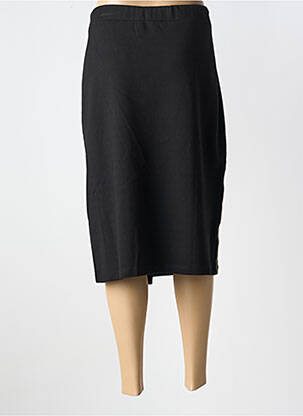 Jupe mi-longue coupe droite noir MERI & ESCA femme