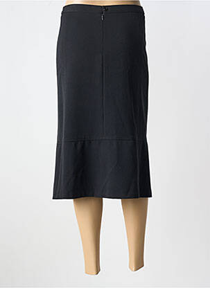 Jupe mi-longue stretch noir FRANCOISE F femme