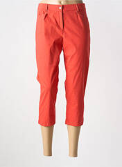 Pantacourt orange FRANCE RIVOIRE pour femme seconde vue