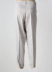 Pantalon droit gris ELENA MIRO pour femme seconde vue