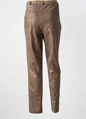 Pantalon slim marron MERI & ESCA pour femme seconde vue