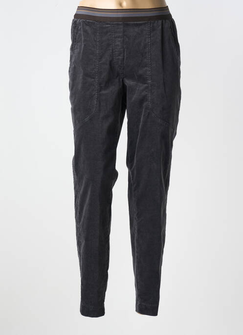 Pantalon slim taille élastique taille normale marron TONI femme