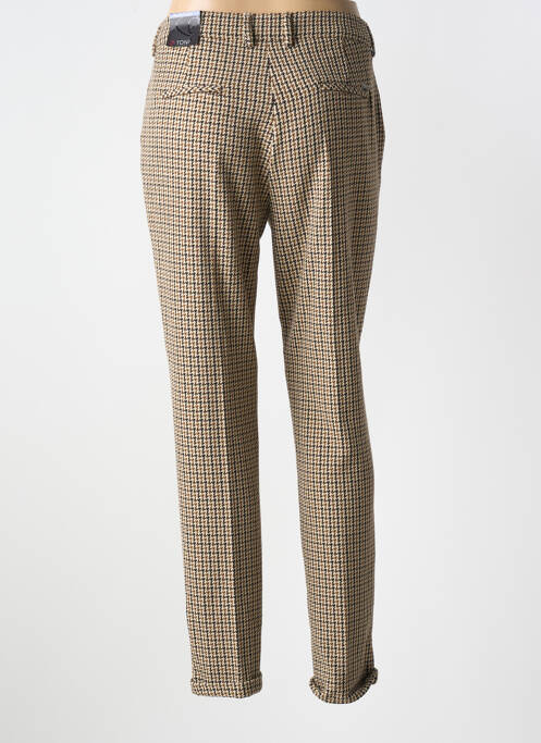 Pantalon slim stretch taille normale marron TONI femme