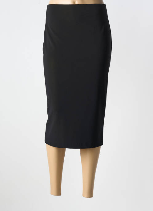 Jupe mi-longue stretch noir JOSEPH RIBKOFF femme