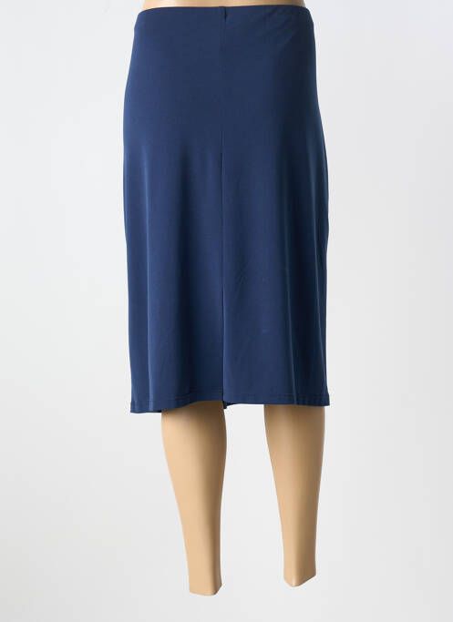 Jupe mi-longue bleu FRANCE RIVOIRE pour femme