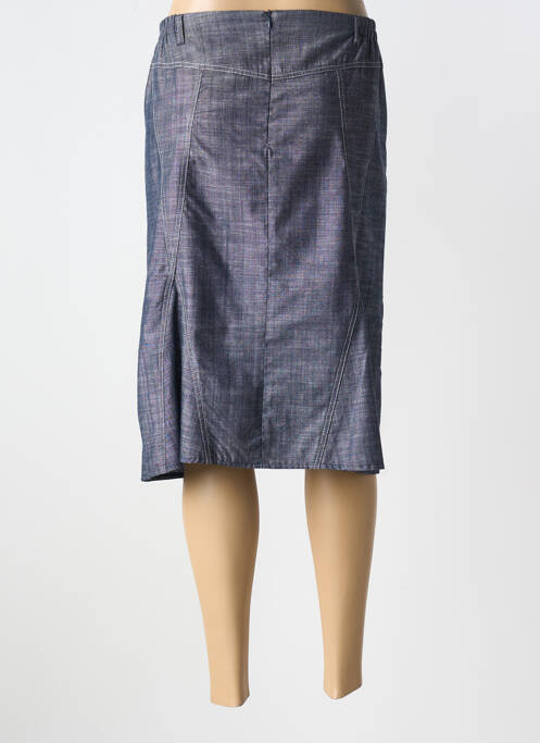 Jupe mi-longue bleu FRANCE RIVOIRE pour femme