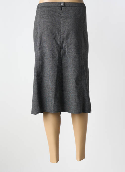 Jupe mi-longue gris FRANCE RIVOIRE pour femme