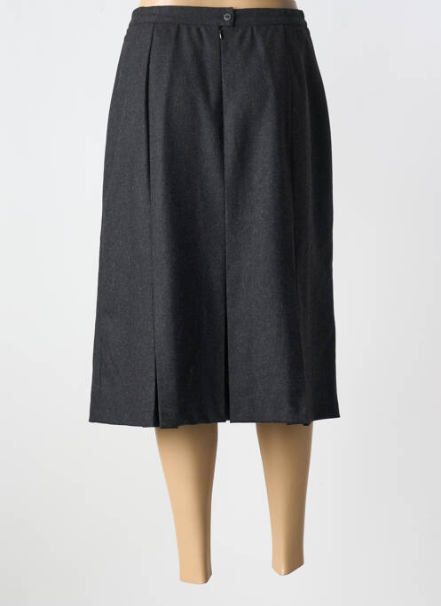 Jupe mi-longue gris FRANCE RIVOIRE pour femme