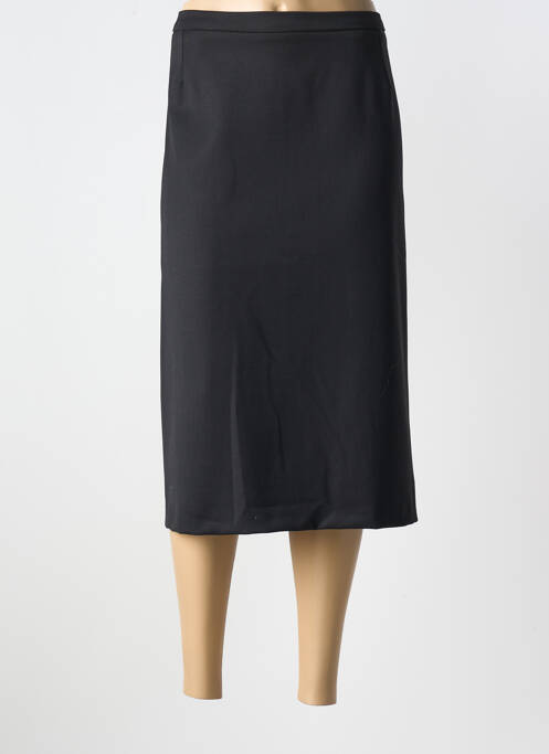 Jupe mi-longue noir FRANCE RIVOIRE pour femme