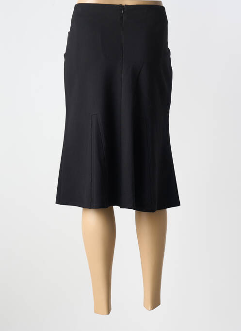 Jupe mi-longue noir FRANK WALDER pour femme