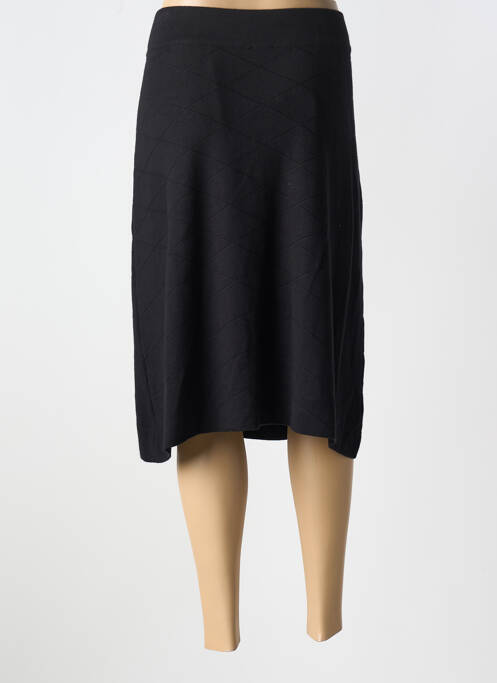 Jupe mi-longue noir PAUSE CAFE pour femme