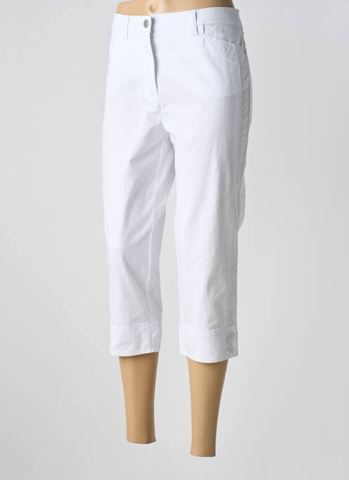 Pantacourt blanc TONI pour femme
